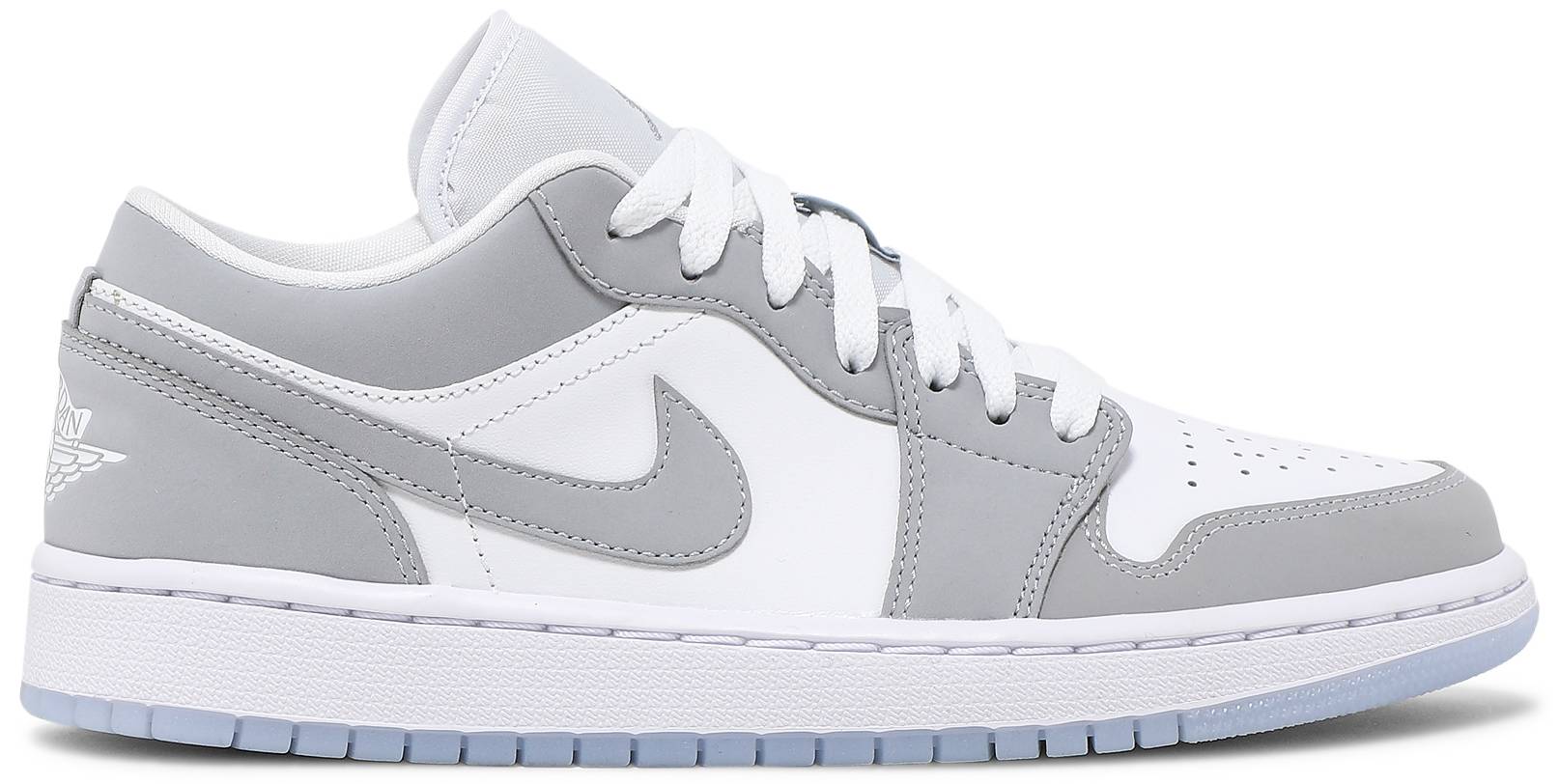 Giày 一分钟极速赛车168官网体彩 Nike Wmns Air Jordan 1 Low 'White Wolf Grey' DC0774-105